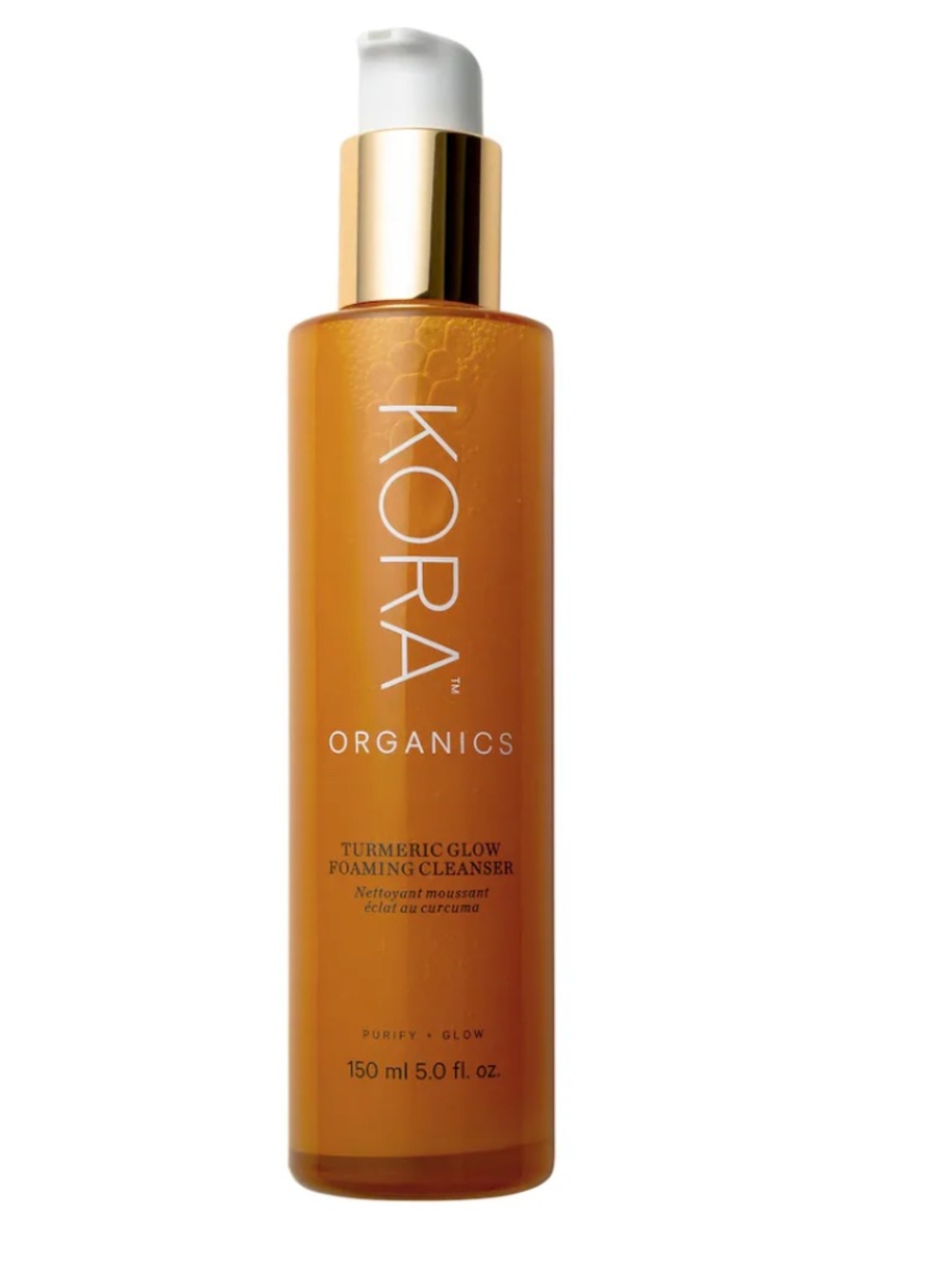 KORA Organics  Turmeric Glow Foaming Cleanser